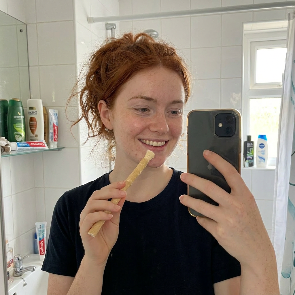 Photo from Bella M.'s review β mirror selfie holding a SiwakStick